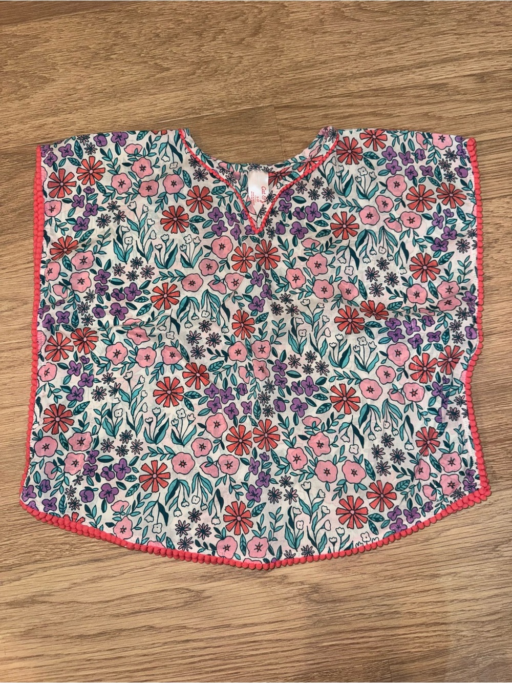 Cat & Jack Floral Tunic Swim Cover Up